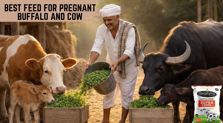 Best Feed for Pregnant Buffalo and Cow