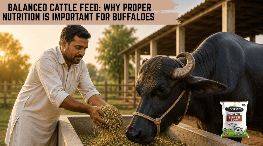 balanced cattle feed